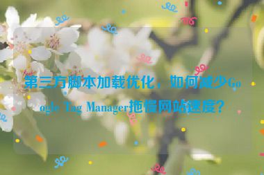 第三方腳本加載優(yōu)化，如何減少Google Tag Manager拖慢網(wǎng)站速度？