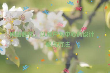 網(wǎng)站制作，以用戶為中心的設(shè)計(jì)流程與方法
