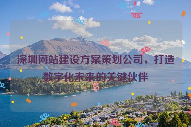 深圳網(wǎng)站建設(shè)方案策劃公司，打造數(shù)字化未來(lái)的關(guān)鍵伙伴