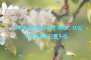 2025年最佳網(wǎng)站建設(shè)工具棧，從設(shè)計(jì)到部署的完整生態(tài)