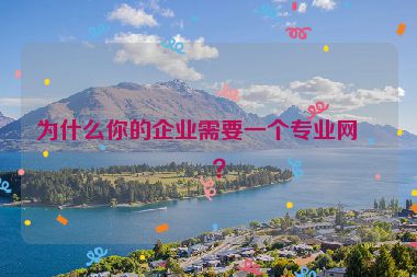 為什么你的企業(yè)需要一個專業(yè)網(wǎng)站？