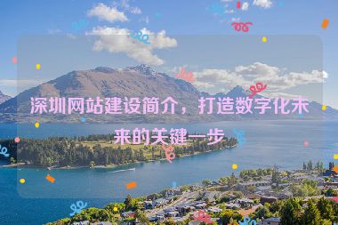深圳網(wǎng)站建設(shè)簡介，打造數(shù)字化未來的關(guān)鍵一步
