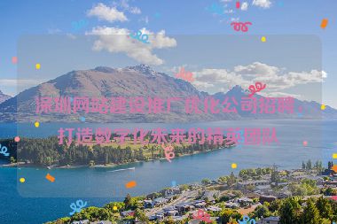 深圳網(wǎng)站建設(shè)推廣優(yōu)化公司招聘，打造數(shù)字化未來的精英團隊