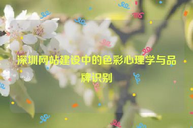 深圳網(wǎng)站建設(shè)中的色彩心理學與品牌識別