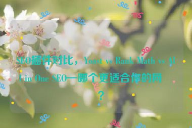 SEO插件對(duì)比，Yoast vs Rank Math vs All in One SEO—哪個(gè)更適合你的網(wǎng)站？