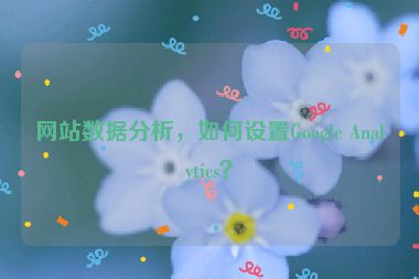 網(wǎng)站數(shù)據(jù)分析，如何設(shè)置Google Analytics？