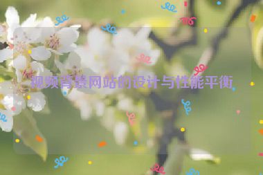 視頻背景網(wǎng)站的設(shè)計(jì)與性能平衡