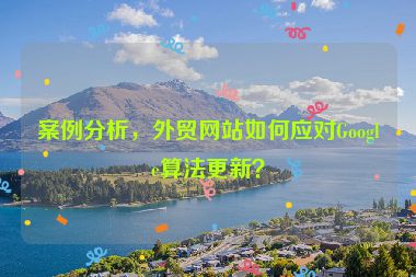 案例分析，外貿(mào)網(wǎng)站如何應(yīng)對Google算法更新？