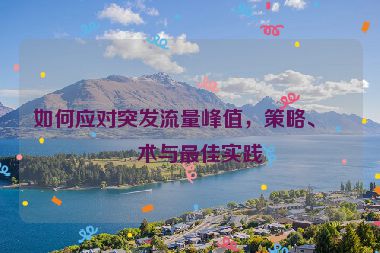 如何應(yīng)對突發(fā)流量峰值，策略、技術(shù)與最佳實踐